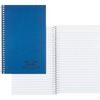 Rediform Xtreme Cover 150-Sheet 3-Subject Notebook - 150 Sheets - Coilock - 16 lb Basis Weight - 6" x 9 1/2" - White Paper - Blue Cover - Divider - 1 