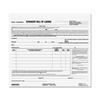 Rediform Snap-A-Way Bill of Lading Forms - 3 PartCarbonless Copy - 8.50" x 7" Sheet Size - 2 x Holes - White Sheet(s) - Black Print Color - 250 / Pack