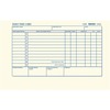 Rediform Daily Time Clock Cards - Gummed - 1 Part - 4.25" x 7" Sheet Size - White - Manila Sheet(s) - 100 / Pad