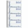 Rediform Memo Style Phone Message Book - 400 Sheet(s) - Spiral Bound - 2 PartCarbonless Copy - 5.75" x 11" Sheet Size - White, Canary - Blue Print Col