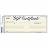 Rediform Gift Certificates with Envelopes - 8.5" x 3.7" - Blue - 25 / Pack