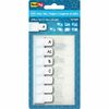 Redi-Tag Permanent Stick Write-On Index Tabs - 104 Write-on Tab(s) - 1" Tab Height x 0.43" Tab Width - Self-adhesive, Permanent - White Plastic Tab(s)