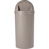 Rubbermaid Commercial Marshal Classic Container - 15 gal Capacity - Round - 15.37" Opening Diameter - 36.5" Height - Beige - 1 Each