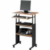 Safco Muv Stand-up Adjustable Height Desk - Rectangle Top - Adjustable Height - 35" to 49" , 1" , 1" , 14" , 14" Adjustment - Assembly Required - Medi