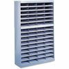 Safco E-Z Stor Steel Literature Organizers - 750 x Sheet - 60 Compartment(s) - Compartment Size 3" x 9" x 12.25" - 60" Height x 37.5" Width x 12.8" De