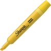 Sharpie SmearGuard Tank Style Highlighters - Broad Marker Point - Chisel Marker Point Style - Yellow - Yellow Barrel