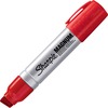 Sharpie Magnum Permanent Marker - Jumbo Marker Point - 15.87 mm Marker Point Size - Chisel Marker Point Style - Red - Silver Plastic Barrel - Felt Tip