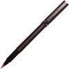 uniball&trade; Deluxe Rollerball Pens - Micro Pen Point - 0.5 mm Pen Point Size - Red - Gray Barrel - 1 Dozen