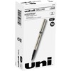 uniball&trade; Deluxe Rollerball Pens - Fine Pen Point - 0.7 mm Pen Point Size - Black - Champagne Barrel - 1 Dozen