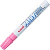 uni&reg; uni-Paint PX-20 Oil-Based Paint Marker - Medium Marker Point - Pink Oil Based Ink - White Barrel - 1 Each