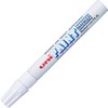 uni&reg; uni-Paint PX-20 Oil-Based Paint Marker - Medium Marker Point - White Oil Based Ink - White Barrel - 1 Each