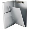 Saunders Snapak Side-open Storage Form Holder - 0.50" Clip Capacity - Storage for 30 Sheet - Side Opening - 5 21/32" x 9 1/2" - Aluminum - Silver - 1 