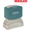 Xstamper MAILED Title Stamp - Message Stamp - "MAILED" - 0.50" Impression Width x 1.63" Impression Length - 100000 Impression(s) - Red - Recycled - 1 