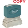 Xstamper COPY Title Stamps - Message Stamp - "COPY" - 0.50" Impression Width x 1.62" Impression Length - 100000 Impression(s) - Red - Recycled - 1 Eac