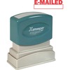 Xstamper E-MAILED Window Title Stamp - Message Stamp - "E-MAILED" - 0.50" Impression Width x 1.62" Impression Length - 100000 Impression(s) - Red - Re