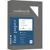 Southworth 24lb 25% Cotton Business Paper - Letter - 8 1/2" x 11" - 24 lb Basis Weight - Wove - 500 / Box - Watermarked, Acid-free, Date-coded, Lignin