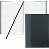 TOPS Royal Executive Business Notebooks - 96 Sheets - Spiral - 20 lb Basis Weight - 8 1/4" x 11 3/4" - White Paper - Gray Binding - Black, Gray Cover 