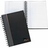 TOPS Sophisticated Business Executive Notebooks - 96 Sheets - Wire Bound - 20 lb Basis Weight - 5 7/8" x 8 1/4" - White Paper - Gray Binding - Black C