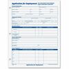TOPS Employment Application Forms - 50 Sheet(s) - Gummed - 8.50" x 11" Sheet Size - White - White Sheet(s) - Black Print Color - 2 / Pack