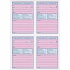 TOPS 4CPP Important Phone Message Book - 400 Sheet(s) - Spiral Bound - 2 PartCarbonless Copy - 8.25" x 11" Sheet Size - White - Assorted Sheet(s) - Bl
