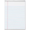 TOPS Docket Wirebound Legal Writing Pads - Letter - 70 Sheets - Wire Bound - 0.34" Ruled - 16 lb Basis Weight - Letter - 8 1/2" x 11" - 11" x 8.5" - W