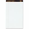 TOPS Docket Gold Legal Ruled White Legal Pads - Legal - 50 Sheets - Double Stitched - 0.34" Ruled - 20 lb Basis Weight - Legal - 8 1/2" x 14" - White 