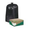 Berry Reclaim Heavy-Duty Recycled Can Liners - Extra Large Size - 60 gal Capacity - 38" Width x 58" Length - 1.25 mil (32 Micron) Thickness - Low Dens