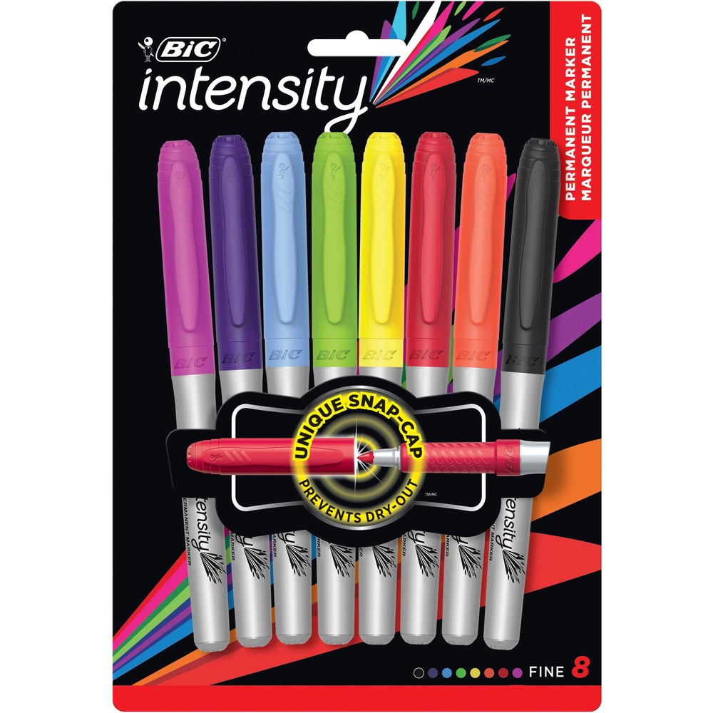 NEW BIC Fine Point Permanent Markers - 36 Assorted Colors - w