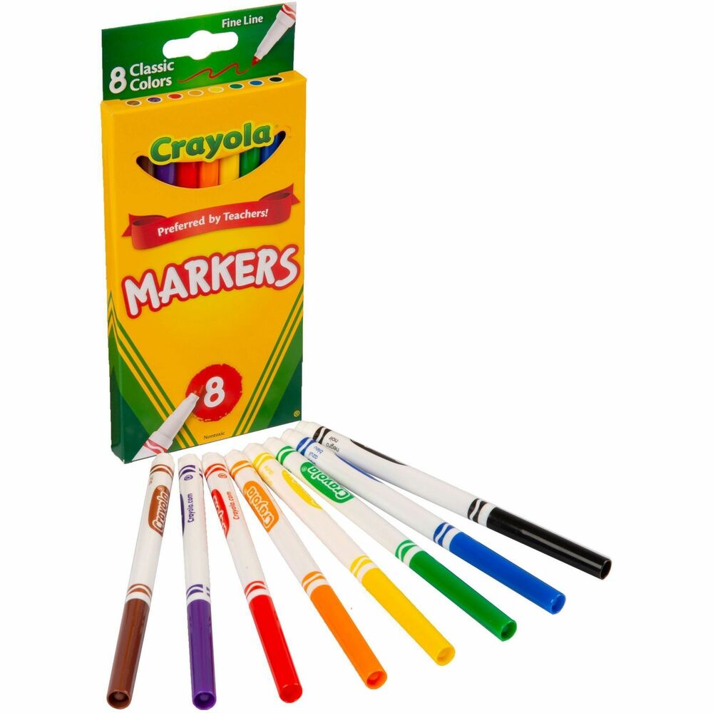 Crayola Fine Tip Classic Markers - The Knowledge Tree