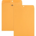Nature Saver Recycled Clasp Envelopes - Clasp - #90 - 9" Width x 12" Length - 28 lb - Clasp - Kraft - 100 / Box - Yellow