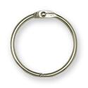 Acme United Loose Leaf Ring - 1.50" (38.10 mm) Diameter - Round - Nickel Plated - 100 / Box