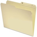 Pendaflex Letter Recycled Top Tab File Folder - 8 1/2" x 11" - Manila - 60% Recycled - 100 / Box