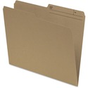 Pendaflex Letter Recycled Top Tab File Folder - 8 1/2" x 11" - Kraft - 60% Recycled - 100 / Box