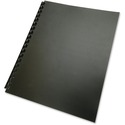 GBC Binding Presentation Covers - For Letter 8 1/2" x 11" Sheet - Square - Black - Polypropylene - 25 / Pack