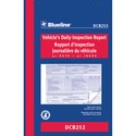 Blueline Vehicle's Daily Inspection Report - 31 Sheet(s) - 2 PartCarbonless Copy - 8" (20.3 cm) x 5 3/8" (13.6 cm) Sheet Size - Blue Cover - 1 Each