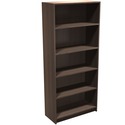 Heartwood Innovations Bookcase - 31.5" x 13.8" x 71.5" - Finish: Evening Zen, Laminate - Dent Resistant, Scratch Resistant, Water Resistant, Wear Resistant, Fire Resistant