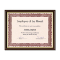 First Base Recognition Certificate Frame - 9.50" x 12" Frame Size - Holds 8.50" x 11" Insert - Desktop - Vertical, Horizontal - 1 Each - Tuscan Cherry