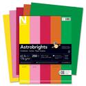 Astrobrights Colored Cardstock - "Vintage" 5-Color Assortment - Letter - 8 1/2" x 11" - 65 lb Basis Weight - 250 / Pack - Acid-free, Lignin-free - Solar Yellow, Pulsar Pink, Re-entry Red, Orbit Orange, Gamma Green