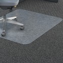 Lorell Studded Chairmat - Carpeted Floor - 36" (914.40 mm) Width x 48" (1219.20 mm) Depth - Rectangle - Polycarbonate - Clear - 1Each