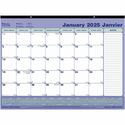 Blueline Blueline Monthly Desk Pad Calendar - Julian Dates - Monthly, Daily - 12 Month - January 2023 - December 2023 - 1 Month Single Page Layout - Desk Pad - Chipboard - 16" Height x 21.3" Width - Reference Calendar, Tear-off, Bilingual, Notes Area, Rem