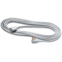 Heavy Duty Indoor 15' Extension Cord - 125 V AC / 15 A - Gray - 15 ft Cord Length - 1