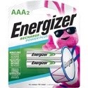 Energizer AAA Rechargeable Nickel Metal Hydride Battery - For Multipurpose - Battery Rechargeable - AAA - 650 mAh - 2 / Pack