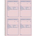 Adams Carbonless Important Message Pad - 200 Sheet(s) - Spiral Bound - 2 PartCarbonless Copy - 8 1/2" (21.6 cm) x 11" (27.9 cm) Sheet Size - Assorted Sheet(s) - 1 Each