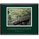 Advantus Motivational Communication Poster - 30" (762 mm) Width x 24" (609.60 mm) Height - Black Frame