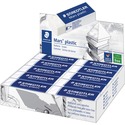Staedtler Mars Eraser - White - Plastic - 2.50" (63.50 mm) Width x 0.50" (12.70 mm) Height x 0.87" (22.10 mm) Depth x - 1 Each - Latex-free, Non-smudge, Smear Resistant, Tear Resistant