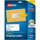 Avery&reg; TrueBlock&reg; Shipping Labels, Sure Feed&reg; Technology, Permanent Adhesive, 2" x 4" , 250 Labels (8163)