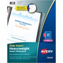 Avery&reg; Side Insert Sheet Protectors