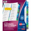 Avery&reg; Two-Column Table Contents Dividers w/Tabs