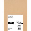 Avery&reg; White Rectangle Labels with Sure Feed&trade; TechnologyEasy Peel&reg;, 1?" x 4" , Permanent Adhesive, for Laser and Inkjet Printers
