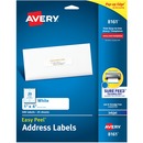 Avery&reg; Easy Peel(R) Address Labels, Sure Feed(TM) Technology, Permanent Adhesive, 1" x 4" , 500 Labels (8161)